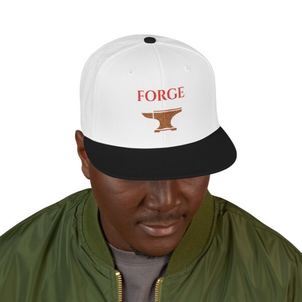 Embroidered Snapback Cap - Forge Design - Image 15