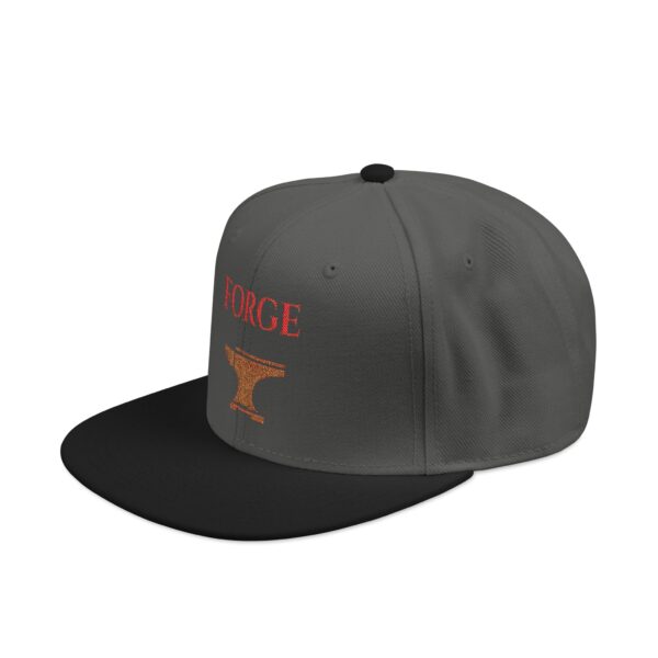 Embroidered Snapback Cap - Forge Design - Image 5