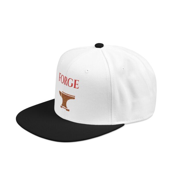 Embroidered Snapback Cap - Forge Design - Image 13
